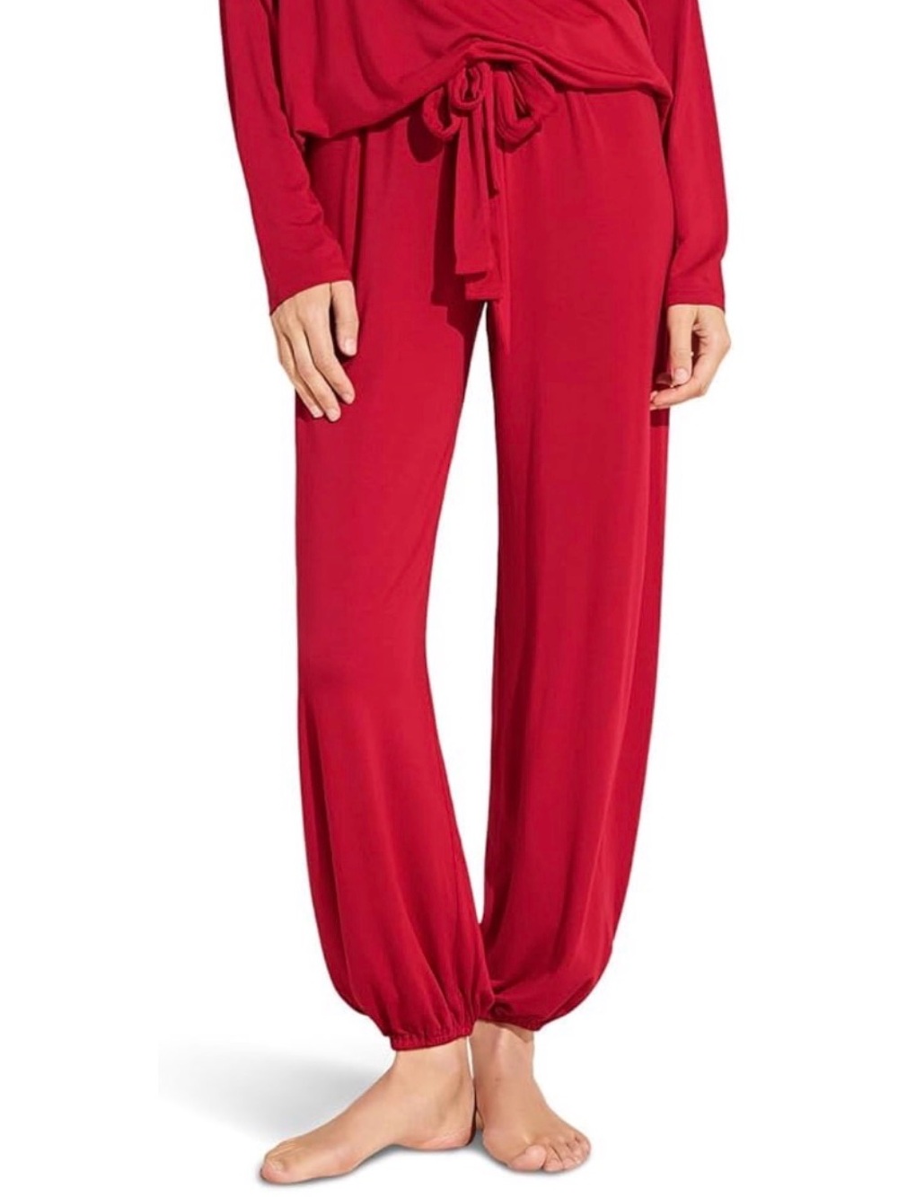 eberjey loose fit tencel super soft cuffed loungewear pajama pants